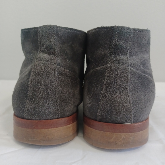 WOLVERINE 1883 men\'s chukka boots size 9 suede leather gray lace-up main image 7